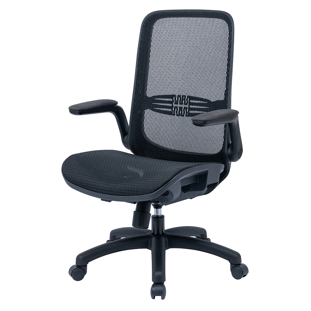 ナカバヤシ オールメッシュチェア/ブラック RZS-401BK (tm)の商品画像