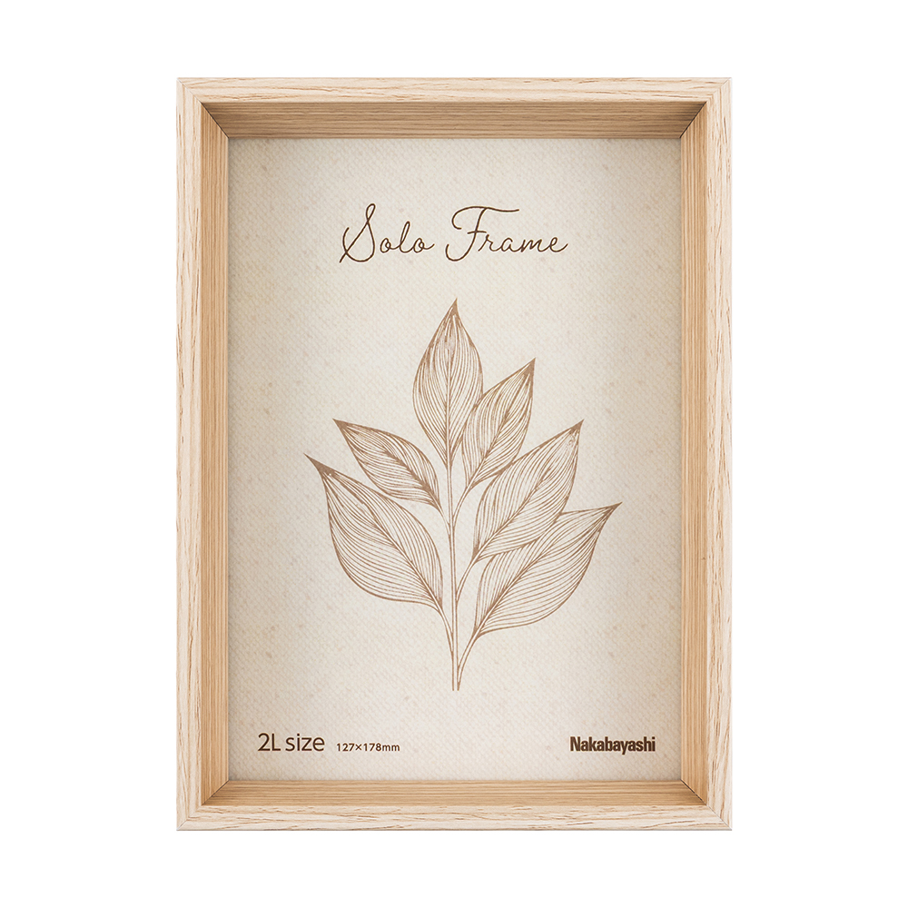 ナカバヤシ ソロフレーム/2L/ナチュラル F-TW-122-NAの商品画像