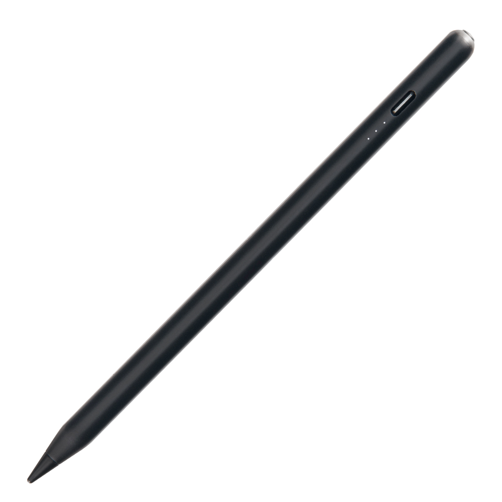 ナカバヤシ iPad専用充電式タッチペン 軽量タイプ／ブラック TPEN
