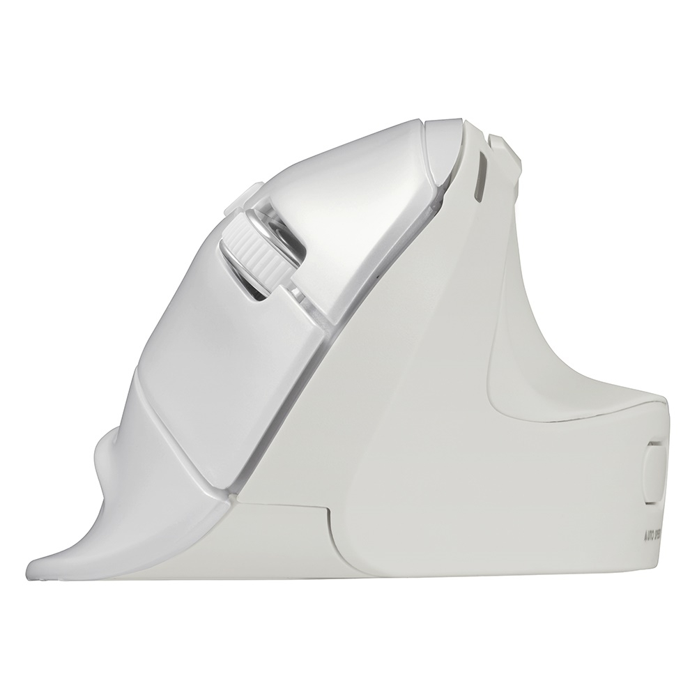 ナカバヤシ　高速スクロール　無線エルゴノミクス5ボタン BlueLEDマウス/ホワイト　MUS-RKF176W　(tm)　の商品画像