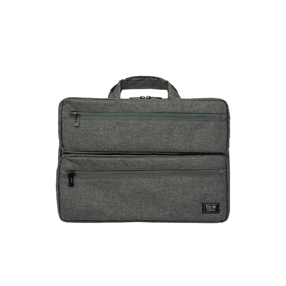 ナカバヤシ　13インチ汎用PCインナーバッグ／2ポケット付／グレー　SZC-FC131908GY　(tm)　の商品画像