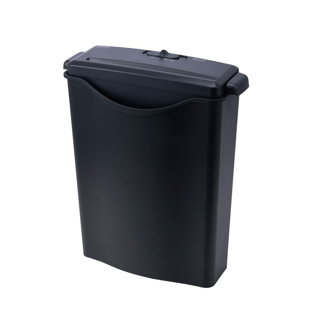 ナカバヤシ　パーソナルシュレッダ ストレートカット／ブラック　NSE-S101BKの商品画像