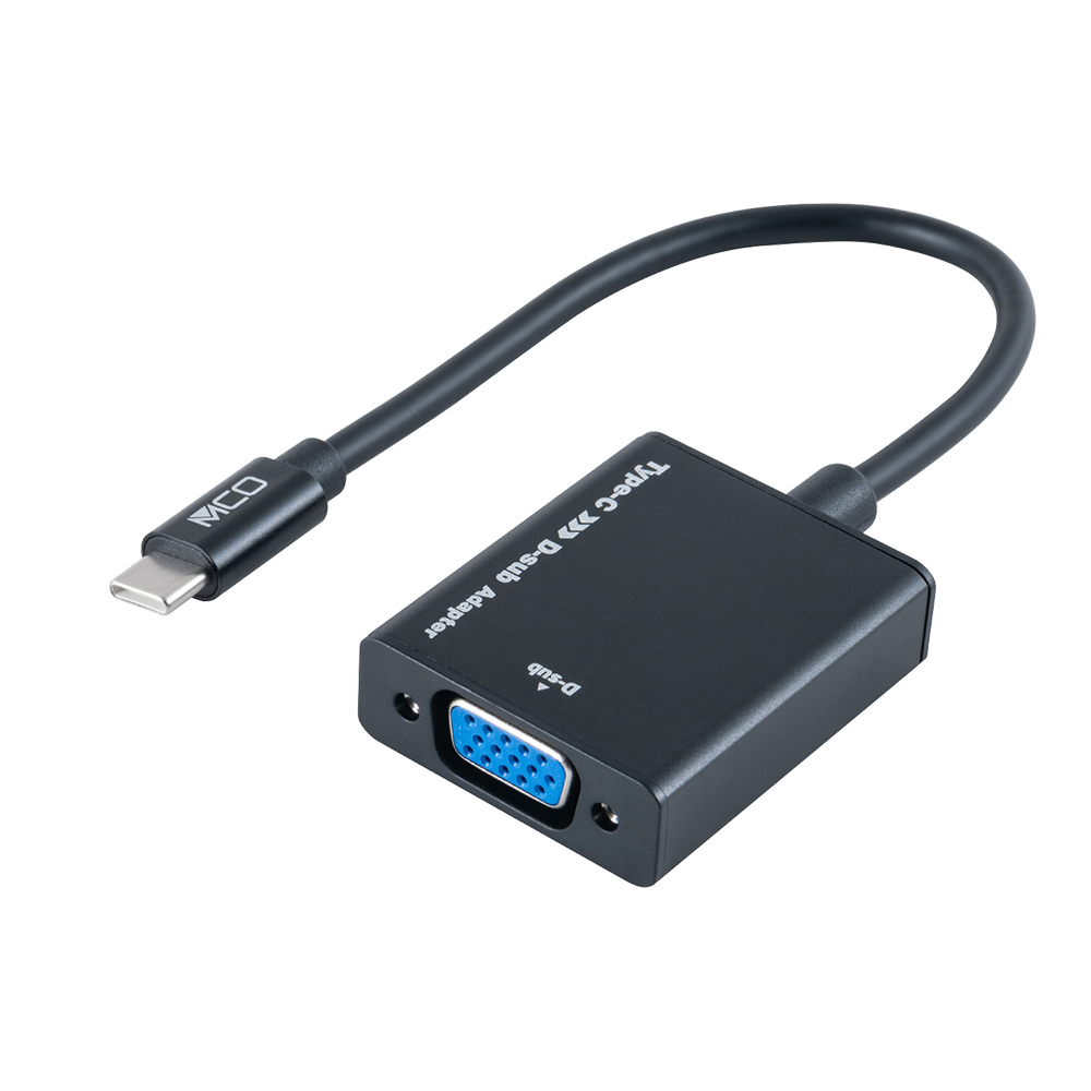 ナカバヤシ　Type-C - D-sub15ピン変換アダプタ　USA-CDS3BK　(tm)の商品画像