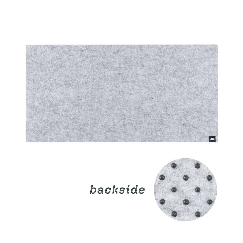 ナカバヤシ Cloud-Felt デスクマット(W600×D300) ライトグレー MUP-942LGY (tm)の商品画像