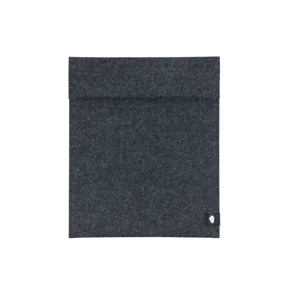 ナカバヤシ　Cloud-Felt 11インチタブレットスリーブケース（フラップタイプ） ダークグレー　TBC-FC112502DGY　(tm)の商品画像