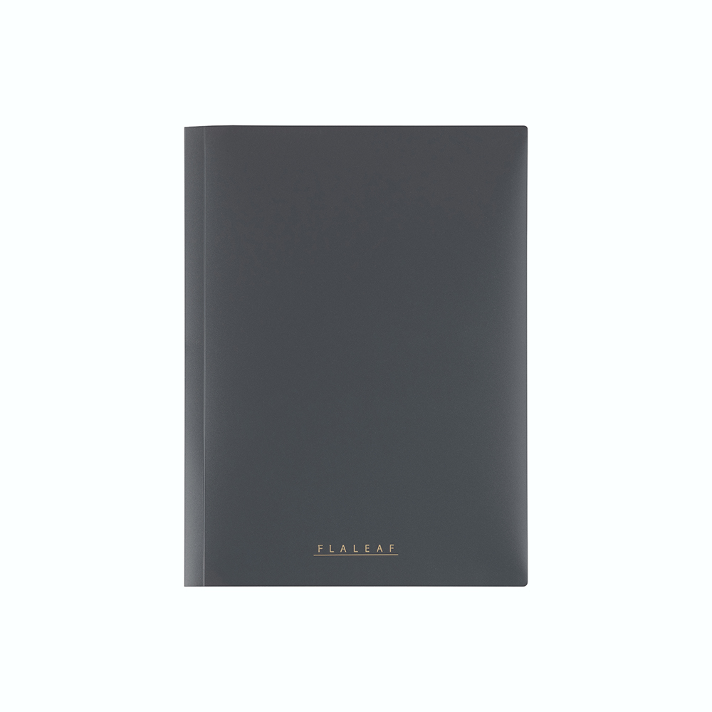 ナカバヤシ　フラリーフ/ロジカル・フラットバインダーノート/A5/スモーキーブラック　FLL-A501B-Dの商品画像