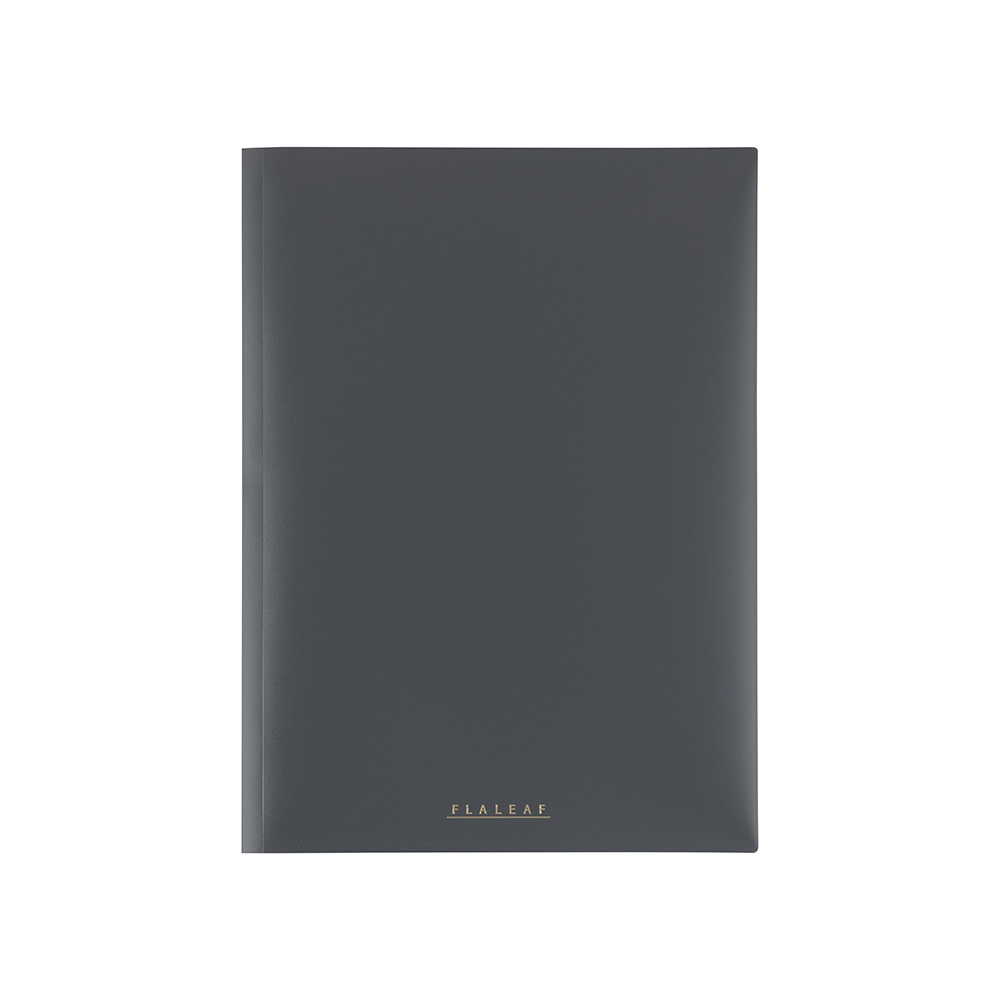 ナカバヤシ　フラリーフ/ロジカル・フラットバインダーノート/A4/スモーキーブラック　FLL-A401B-Dの商品画像