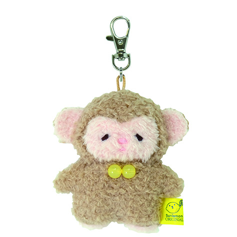 サンレモン ふわふわたっとん キーチェーン にほんざる P-1833
