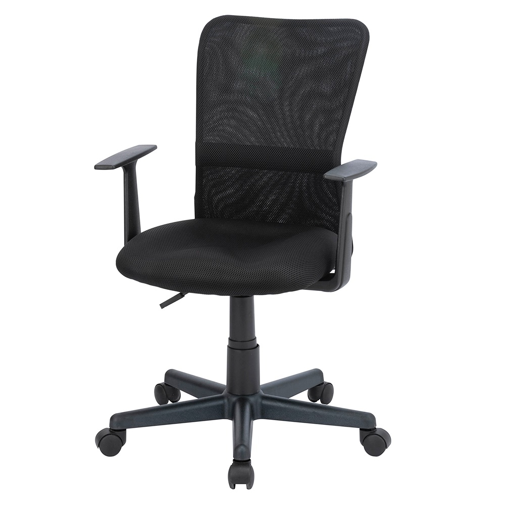 ナカバヤシ　固定肘／ブラック　CA-A007BKの商品画像