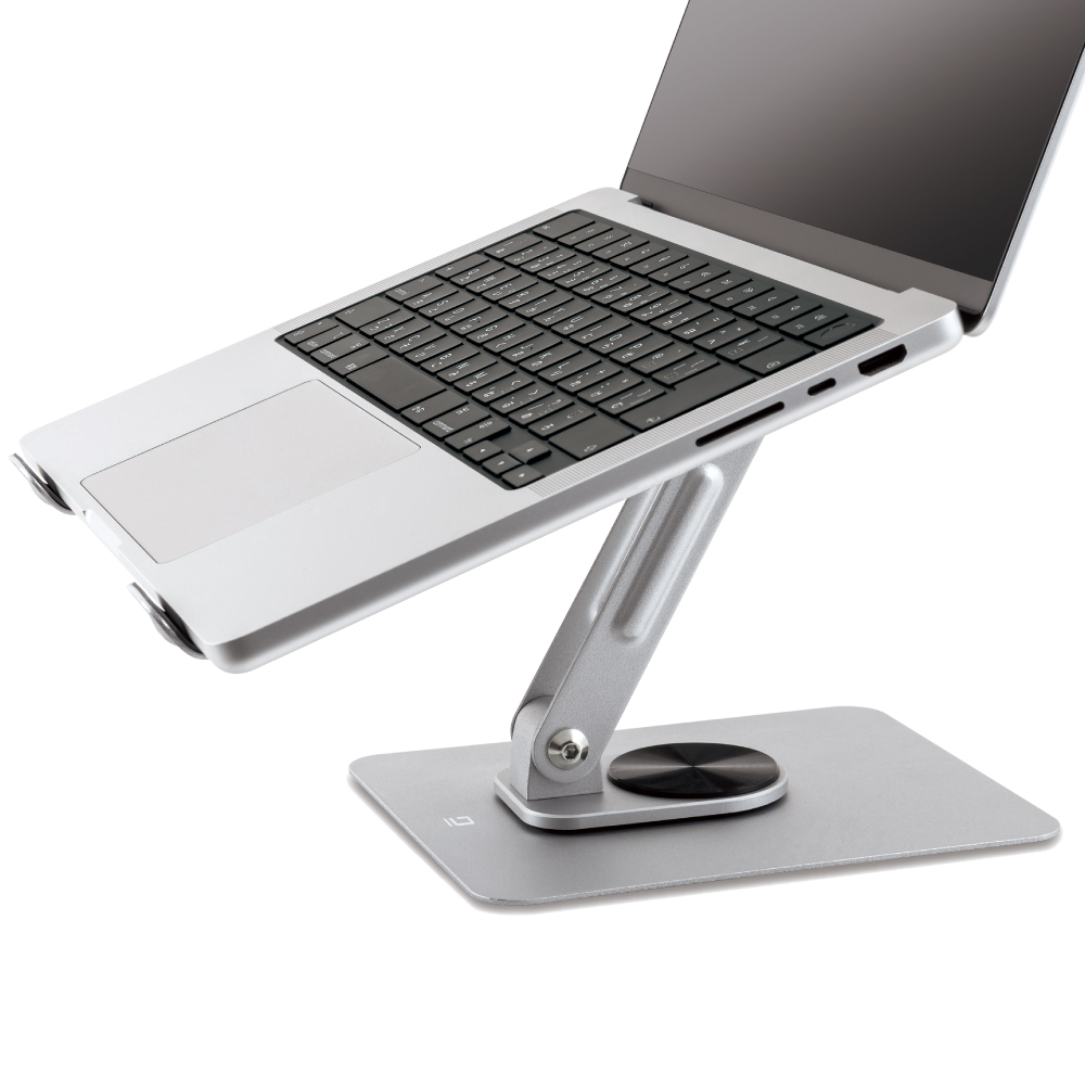 ナカバヤシ 360°回転式ノートPCスタンド/シルバー NPA-010SL (tm)の商品画像