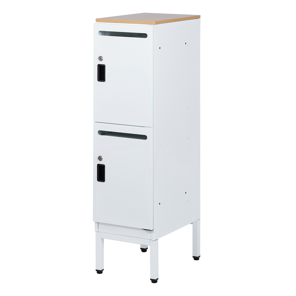 ナカバヤシ アバンテ-リネア パーソナルストレイジ 1列2段/マットホワイト ATF-PL2MWの商品画像