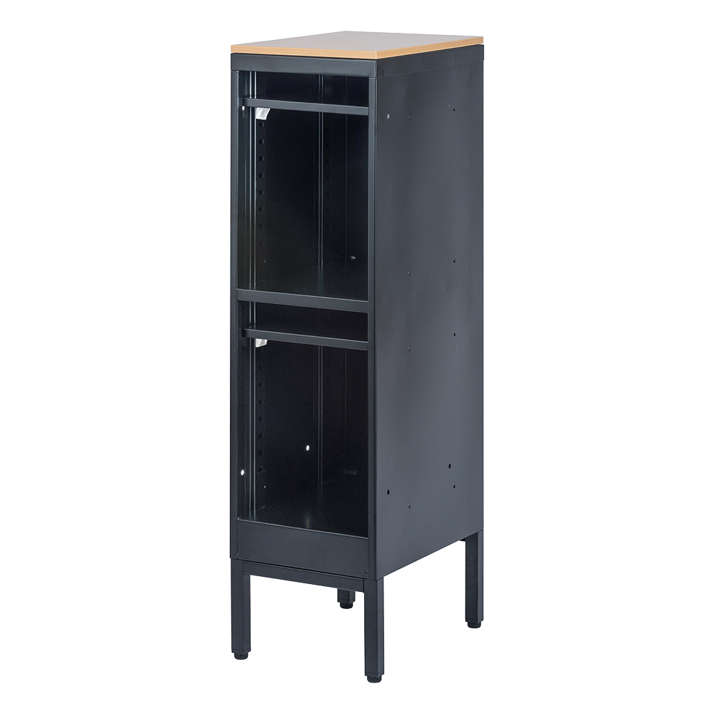 ナカバヤシ　アバンテ-リネア オープンストレイジ コンパクト／マットブラック　ATF-PT2MBKの商品画像