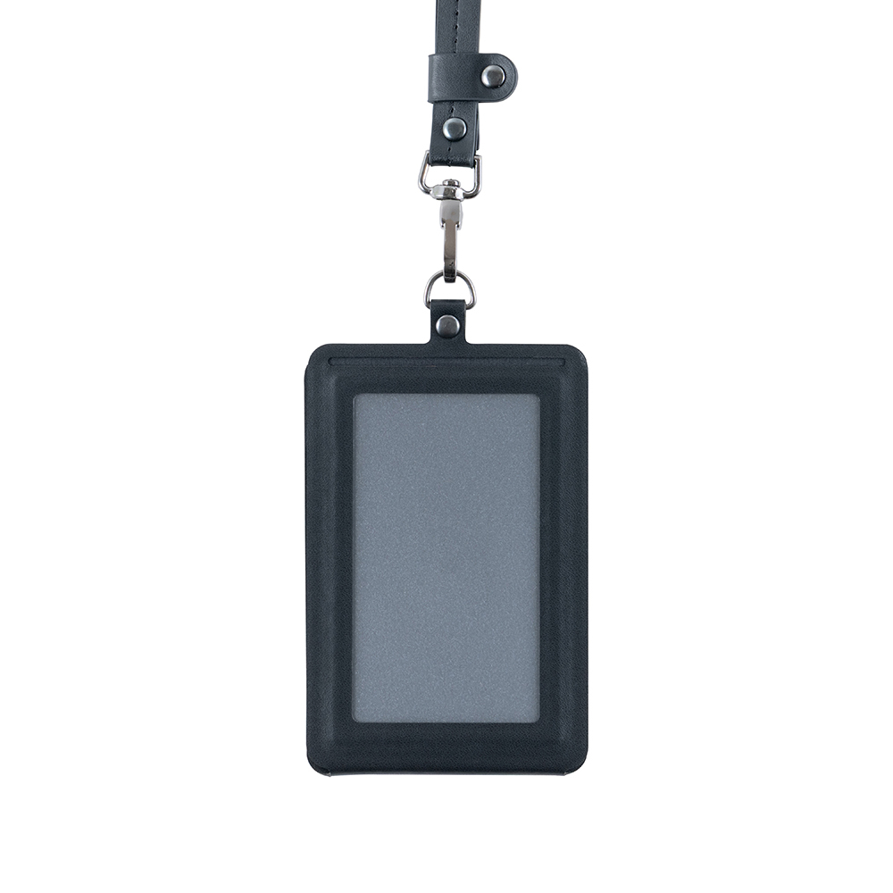 ナカバヤシ Mag+o(マグト)/マグネットIDカードホルダー/タテ型/ジェットブラック MGT-ID-02-D (tm)の商品画像