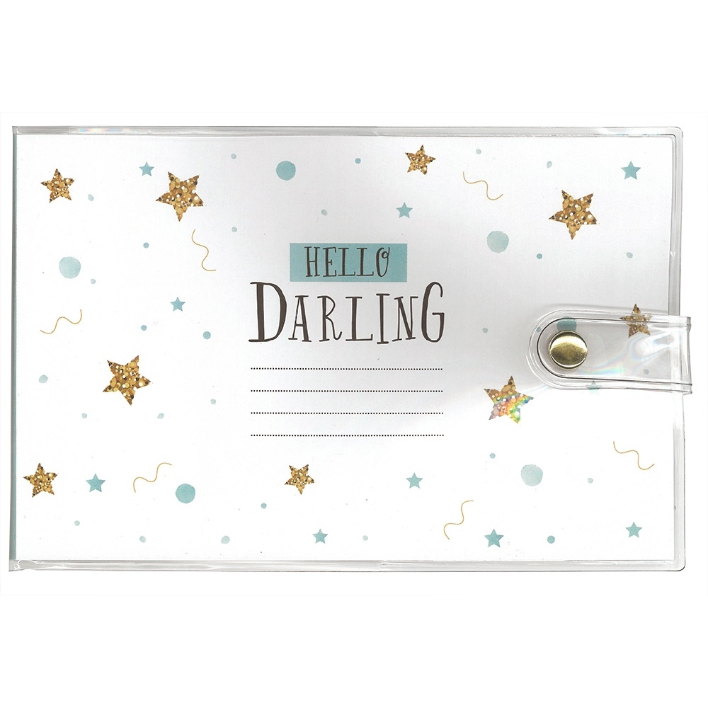 ナカバヤシ　カバーポケットアルバム　KG判1段20枚　ハローダーリン　アカ-PVKG-201-4の商品画像