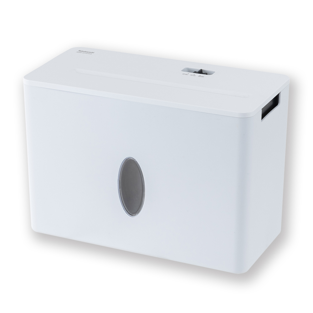 ナカバヤシ　パーソナルシュレッダ／ホワイト　NSE-DTC03W　(tm)の商品画像