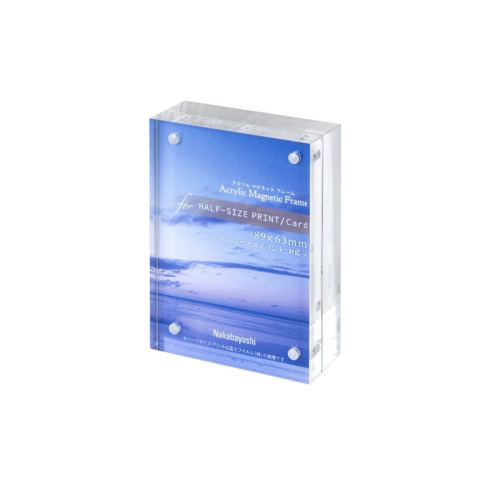 ナカバヤシ　アクリルマグネットフレーム／ハーフサイズプリント判　フ-ACM-LHの商品画像