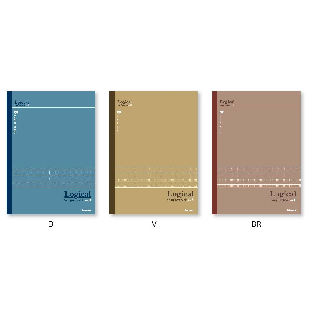 ナカバヤシ　ロジカルノート　セミB5　クラシックカラー　B罫　3P　NB507B-3Pの商品画像