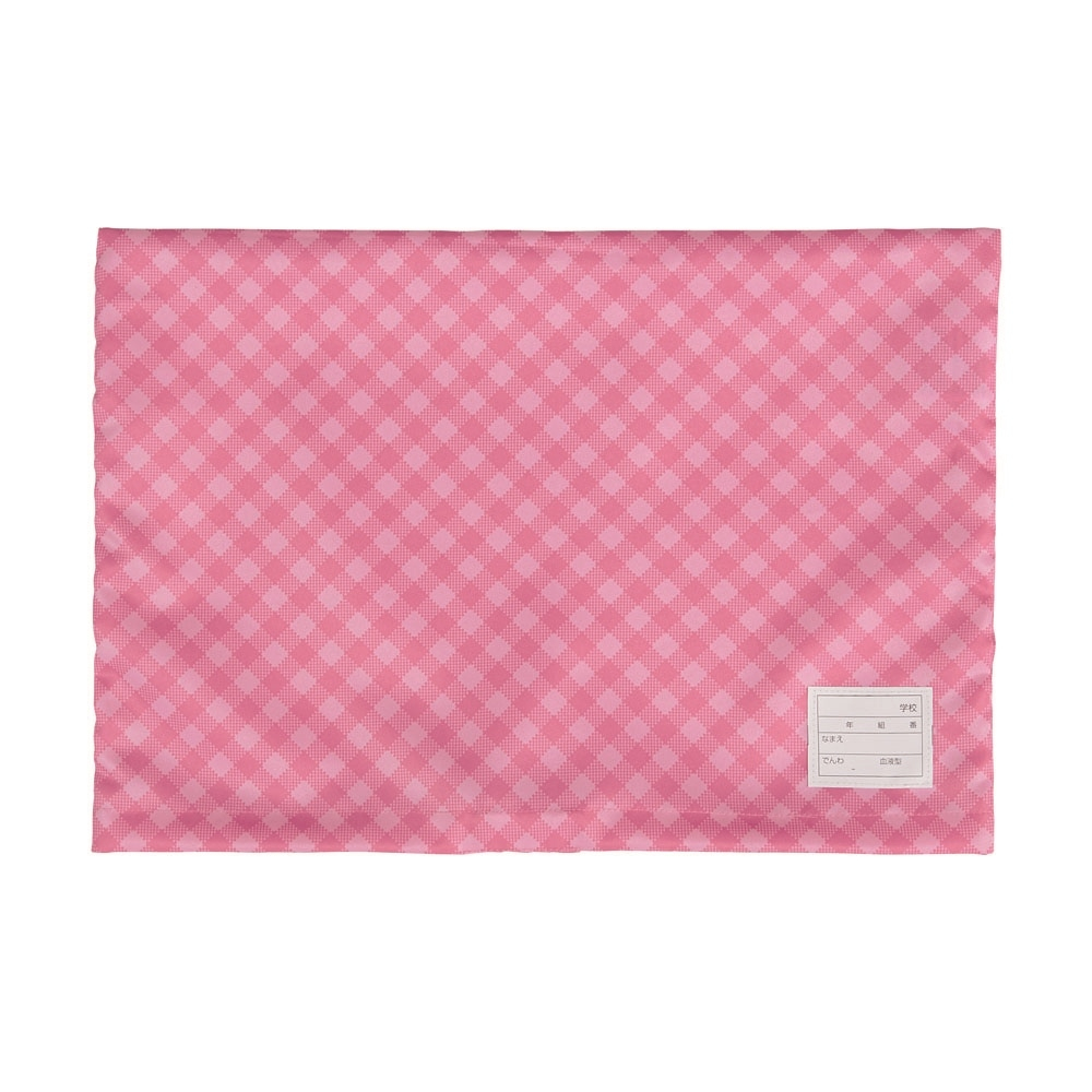 ナカバヤシ　防災ずきん用カバー　チェック　ピンク　BZK-102Pの商品画像