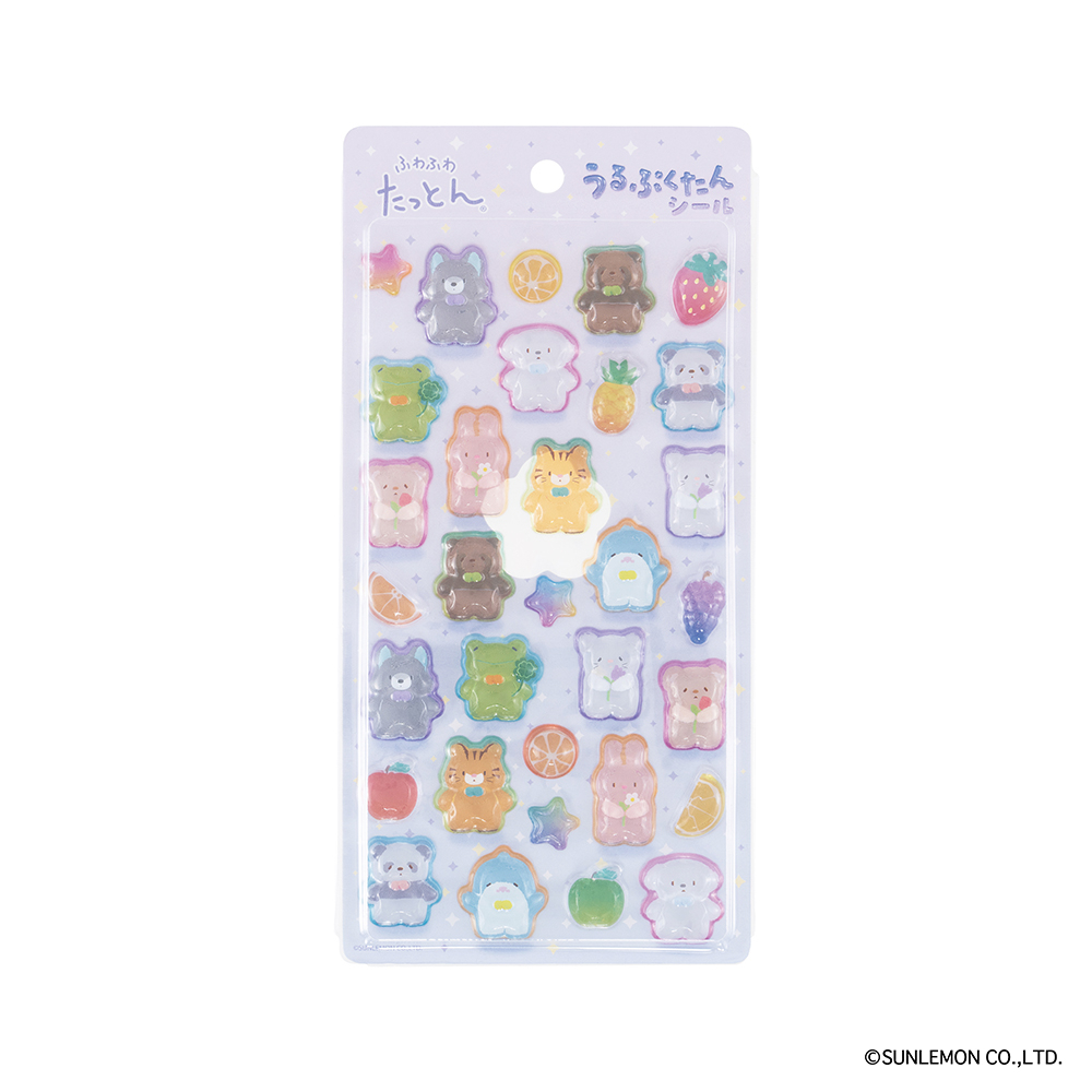 ナカバヤシ うるぷくたんシール ふわふわたっとん/フルーツ RSTK-001-3の商品画像