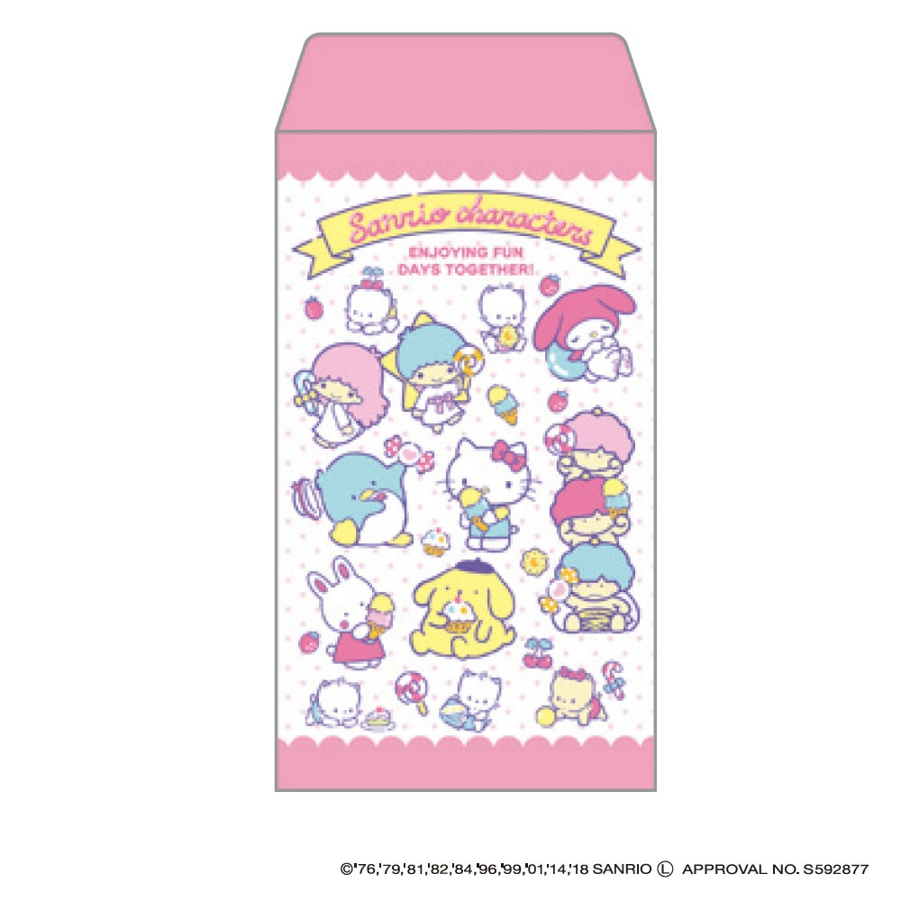 ナカバヤシ　プチブクロ　カード　サンリオキャラクタ－ズ　PEV-208-2の商品画像