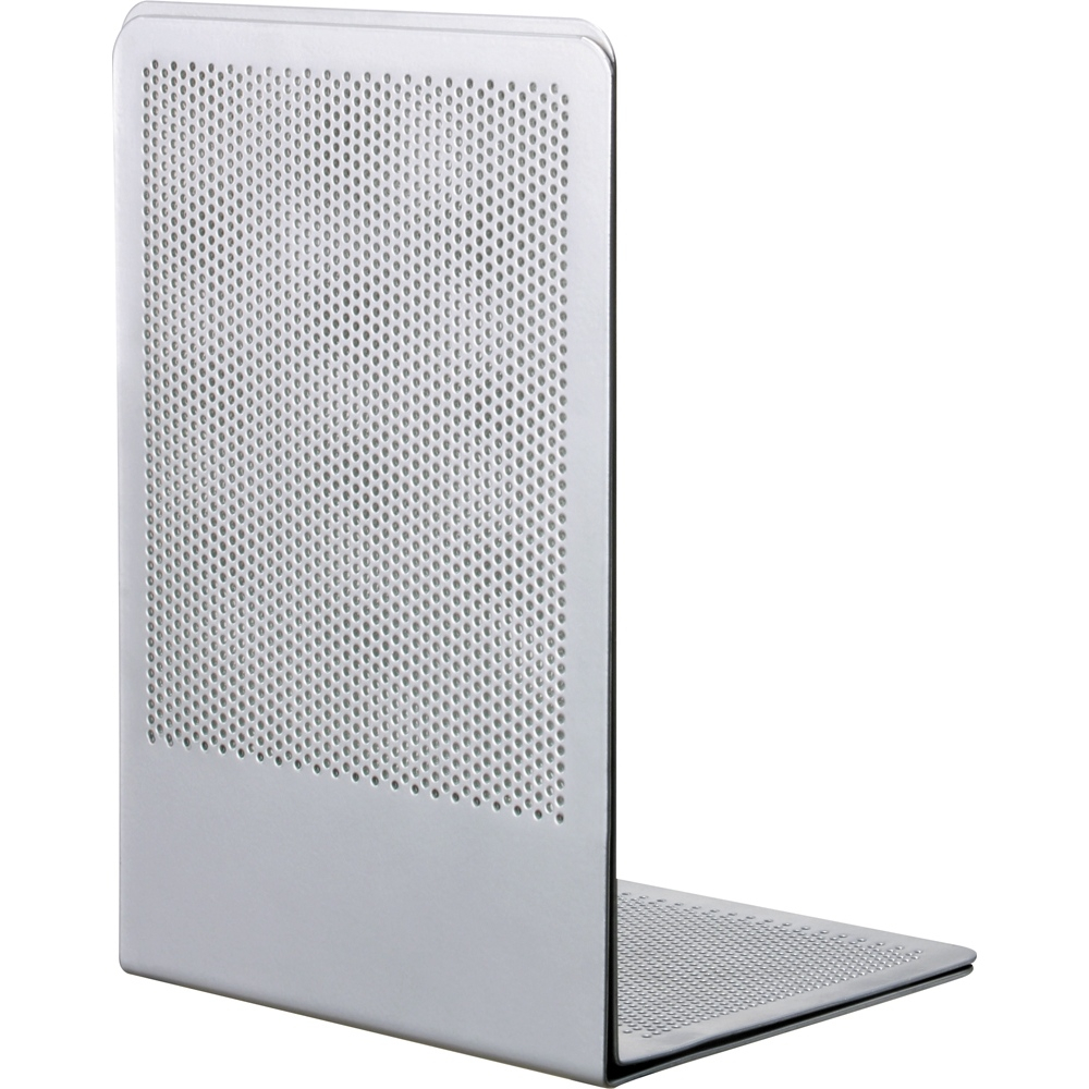 ナカバヤシ　ブックエンドPタイプ／Lサイズ／シルバーメタリック　BE-P301SMの商品画像