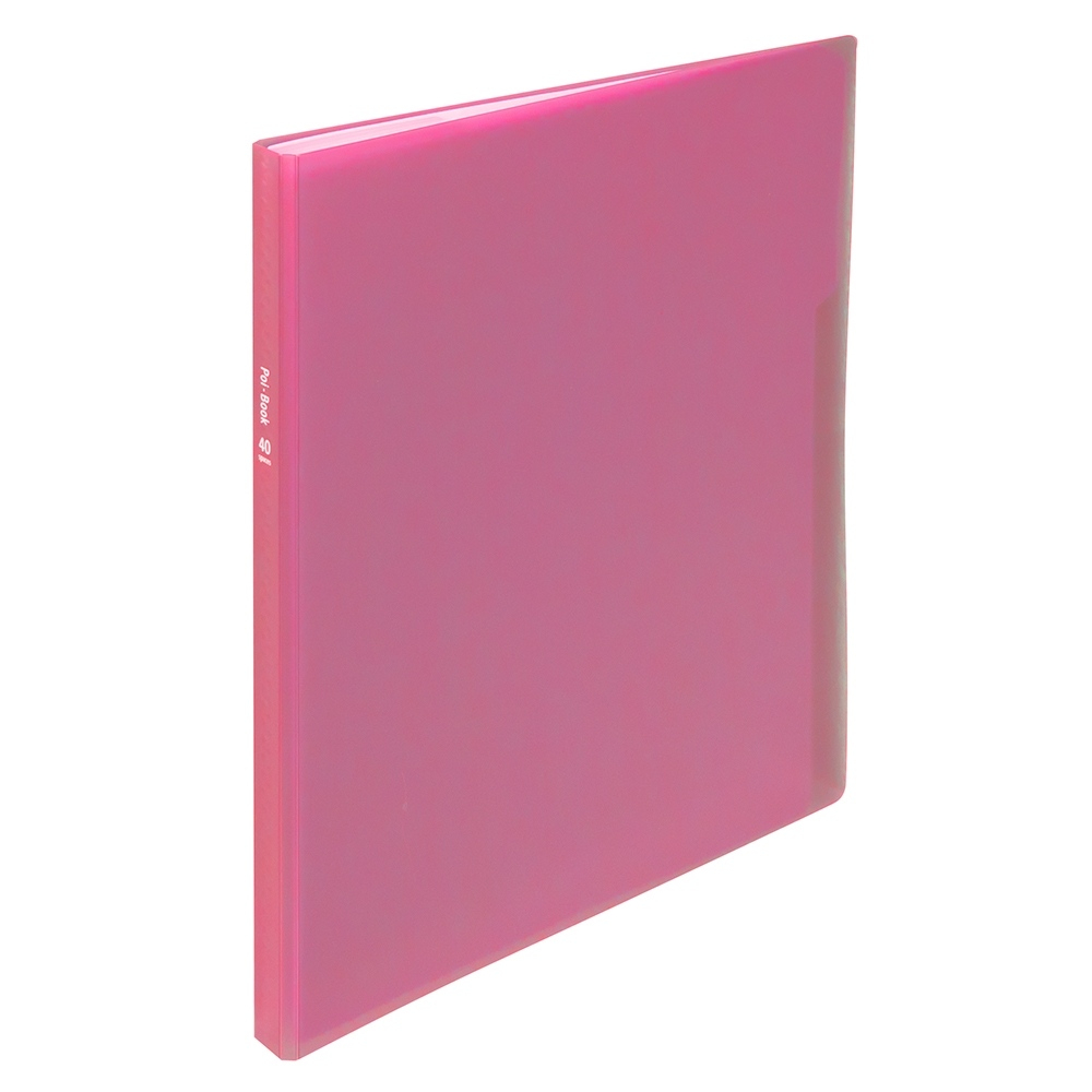 ナカバヤシ　ポイブック・20ポケット・40スペース・ピンク　CB5036Pの商品画像