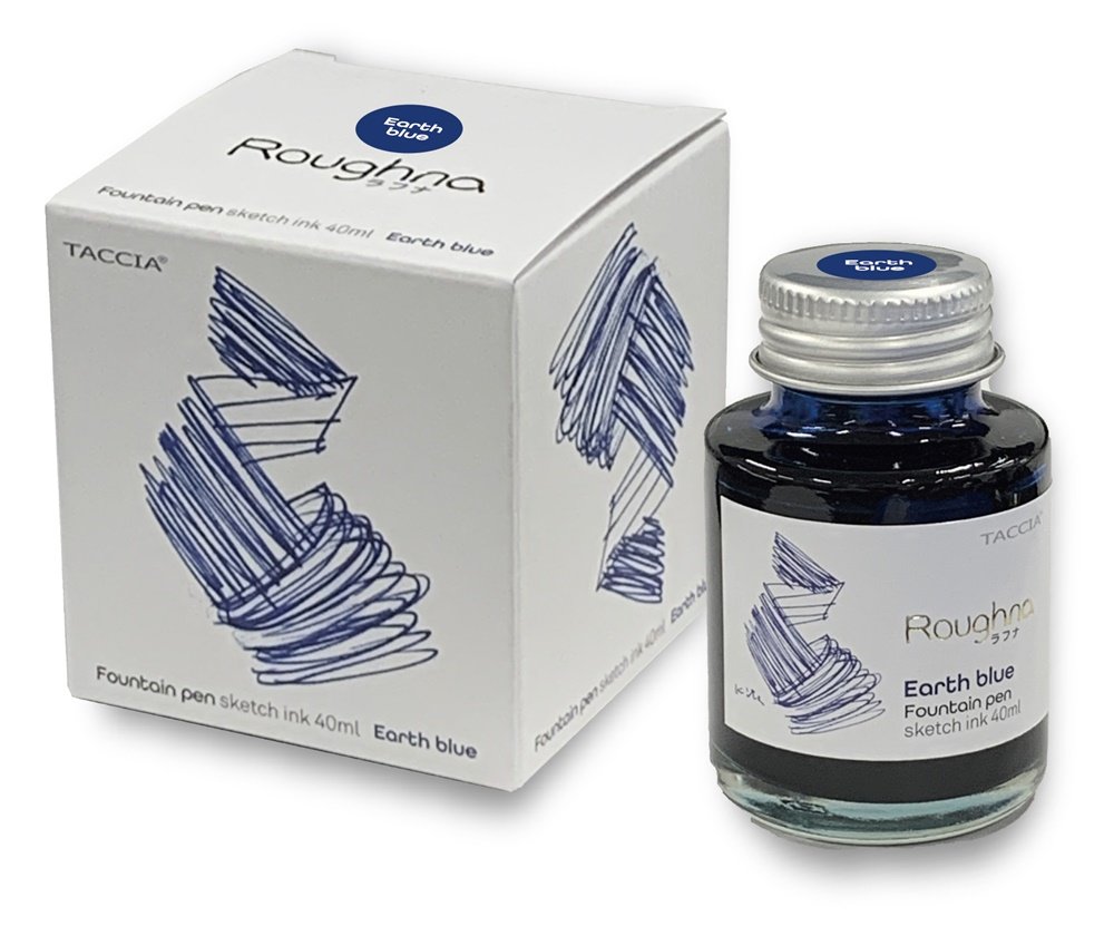 ナカバヤシ　ラフナインク・染料40ml／アースブルー　TFPI-WD43-4の商品画像