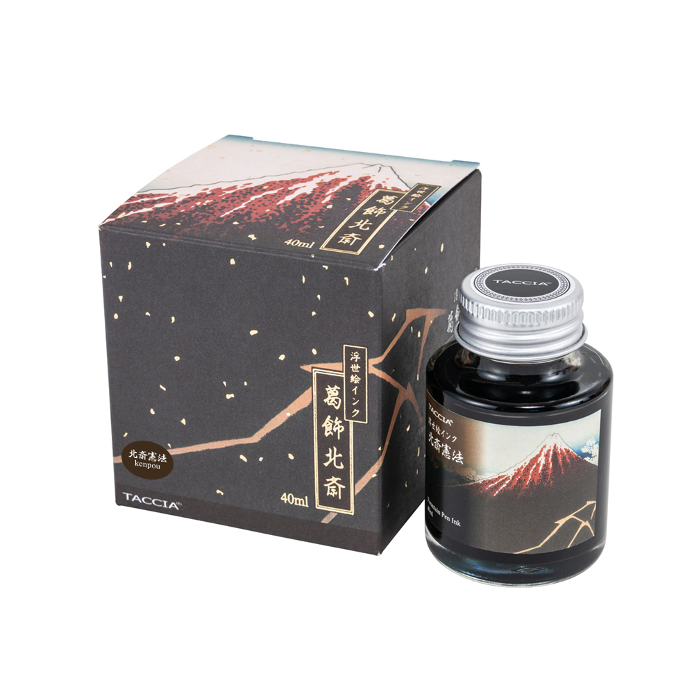 ナカバヤシ　TACCIA　万年筆用　浮世絵インク・染料・40ml／北斎憲法　TFPI-WD42-29の商品画像