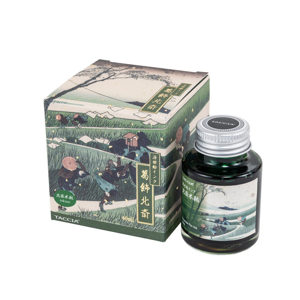 ナカバヤシ　TACCIA　万年筆用　浮世絵インク・染料・40ml／北斎木賊　TFPI-WD42-30の商品画像