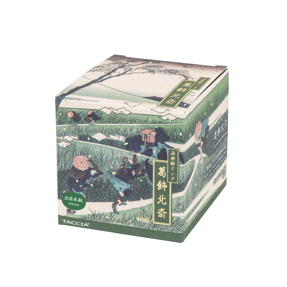 ナカバヤシ TACCIA 万年筆用 浮世絵インク・染料・40ml／北斎木賊 TFPI
