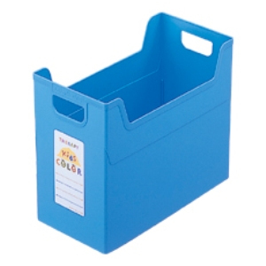 ナカバヤシ セラピーキッズカラー ファイルボックス A4ワイド フボ-TCW4-KB キッズブルー