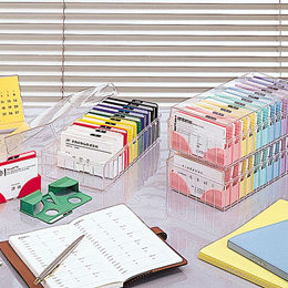 ナカバヤシ 名刺分庫 PHM-101WN ウォームグレー