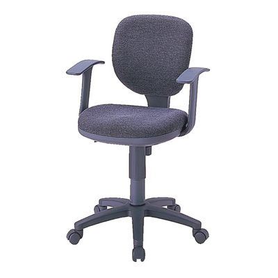 ナカバヤシ OAチェア 肘付タイプ CGN-202N グレー)