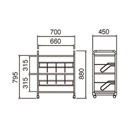 ナカバヤシ データワゴン CW-101