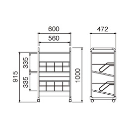 ナカバヤシ データワゴン CW-107