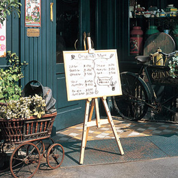 ナカバヤシ 木製イーゼル M EZ-101NMナチュラル木目