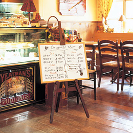 ナカバヤシ 木製イーゼル M EZ-101DMダーク木目