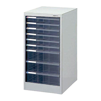 ナカバヤシ アバンテV2 フロアケース A4 深6浅3段 AF-9 ニューグレー