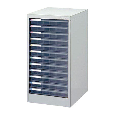 ナカバヤシ アバンテV2 フロアケース A4 浅12段 AF-12 ニューグレー