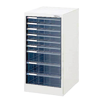 ナカバヤシ アバンテV2 フロアケース A4 浅6深3段 AF-9 シロ