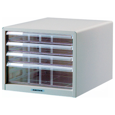 ナカバヤシ アバンテV2 レターケース B4 浅3・深1段 BL-44 ニューグレー