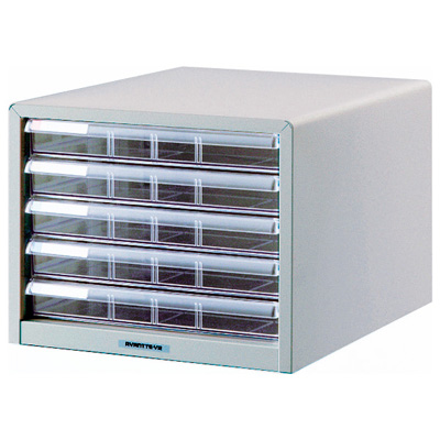 ナカバヤシ アバンテV2 レターケース B4 浅5段 BL-55 ニューグレー