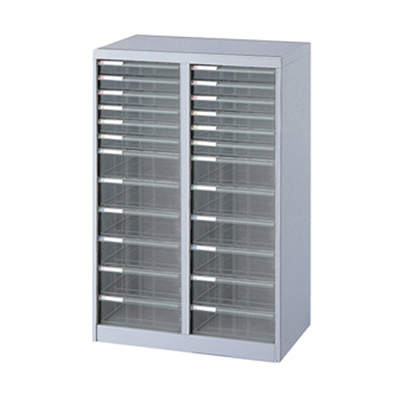 ナカバヤシ アバンテV2 フロアケース A4×2列 AF-H24 ニューグレー