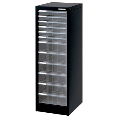 ナカバヤシ アバンテV2 フロアケース A4 浅6深6段 AF-H12 クロ