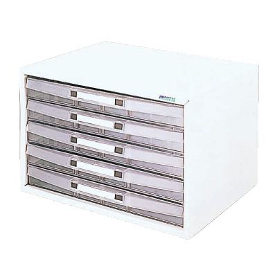 ナカバヤシ アバンテケースA4 横型 5段 AL-W5-W白