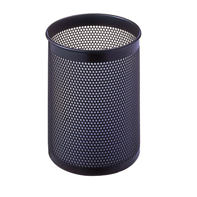 ナカバヤシ パンチングメタル ペンスタンドペン立て 丸型 ブラック PS-M1BK