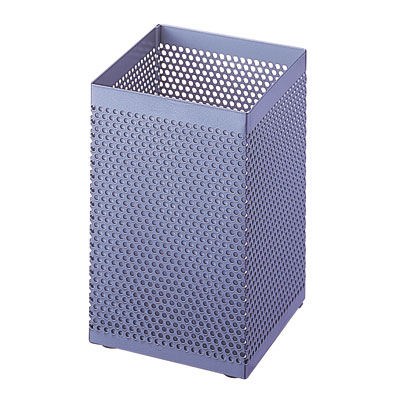 ナカバヤシ パンチングメタル ペンスタンドペン立て 角型 シルバーメタリック PS-K1SM