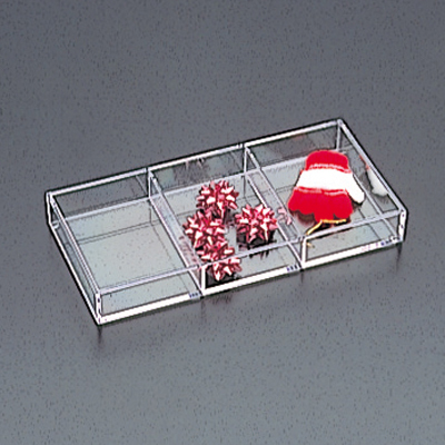 ナカバヤシ キャパティ ソリッド Lスクエア/オープンタイプ CSD-R4T クリア