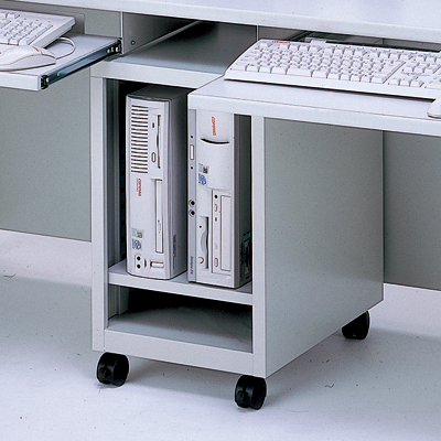 ナカバヤシ CPUラック グレー W350 CPU-201N