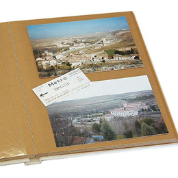 布クロスアルバム Terracotta【テラコッタ】 ナカバヤシ/ブック式フリ-アルバム/L判2段/ホワイト TER-L2B-140-W